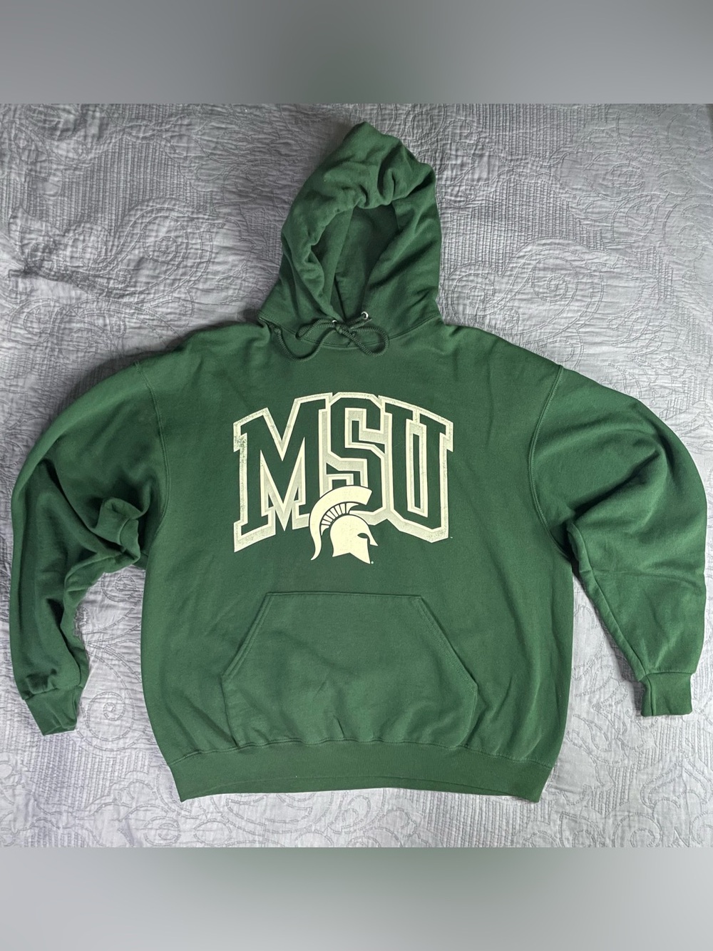 MSU Hooded Sweatshirt Russel Athletic Michigan State University Size: XL